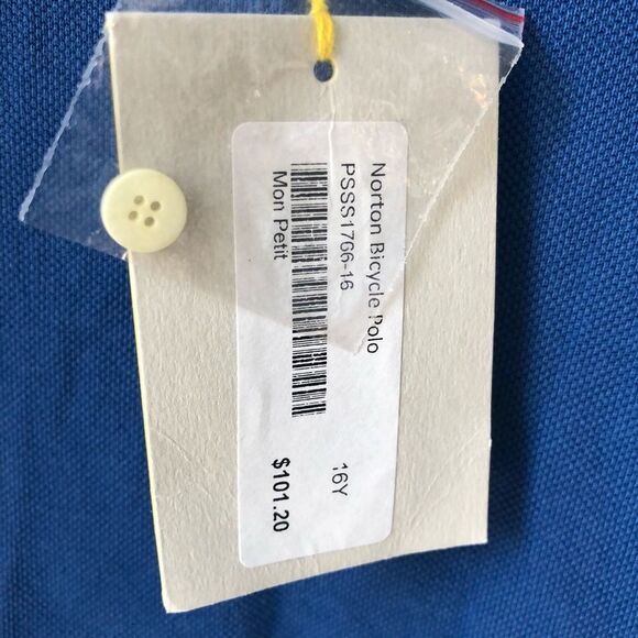 Paul Smith Blue Polo with Bicycle Design - Picture 4 of 8